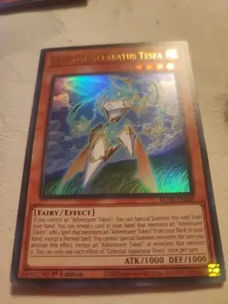 Yugioh Celestial Apparatus Tesea BLMR-EN068 Ultra Rare 1st Edition - Image 1