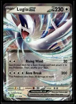Lugia ex Classic Collection Trading Card Game Classic 017/034 NM - Image 1