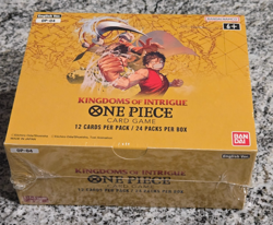 OP-04 Kingdoms Of Intrigue One Piece English Card Game Booster Box Sealed - Image 1
