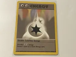 Pokemon TCG Double Colorless Energy Base Set Regular Card 096/102 - Image 1
