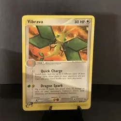 Pokemon TCG Vibrava Rare Card - ex Dragon Set 22/97 2003 VTG NM - Image 1