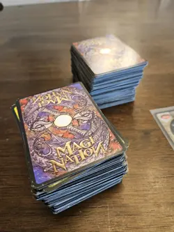 Huge Magi-Nation TCG Card Lot ~ 199 cards ~ Dream Creatures, Spells, Relics,... - Image 5