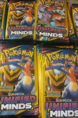 Pokemon Sun & Moon Unified Minds 3 Card Mini Booster Pack - Image 3