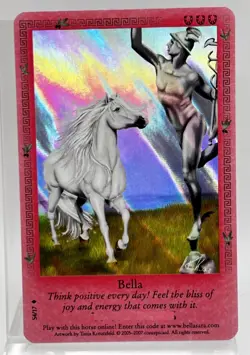 Bella Sara BELLA S4/17 Ancient Lights Card SHINY FOIL - Image 1