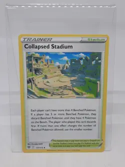 Collapsed Stadium Brilliant Stars 137/172 Pokemon TCG Card NM/M Regular Uncommon - Image 1