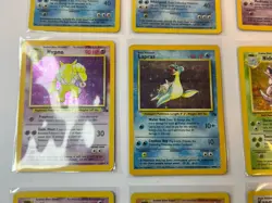 Vintage Rare Holo Pokemon Card Lot WOTC 1999 - Jungle, Fossil, Unlimited MP/HP - Image 5
