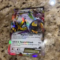 Pokemon Metagross EX XY34 Holo 2014 Full Art Black Star Promo Card ENG TCG - Image 1