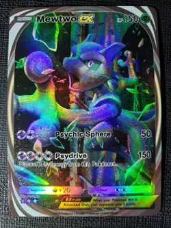 Mewtwo Pokemon TCG Pocket Custom Textured DIY Holo Foil Card - Image 2