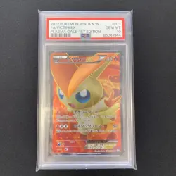 【Gem Mint PSA10】Pokemon Card Victini EX071/070 SR BW7 1st Japanese 2012 F/S - Image 1