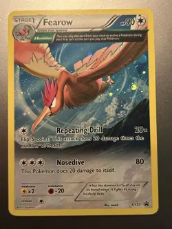 Pokemon Card TCG Fearow XY57 Holo Promo - Black Star - XY Series 2015 - Image 1