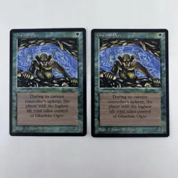 MTG Ghazban Ogre Arabian Nights X2 Magic The Gathering TCG Cards $0 Shipping - Image 1