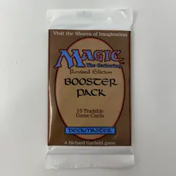Magic the Gathering MTG Revised Edition Booster Pack 15 Cards English SEALED - Image 1