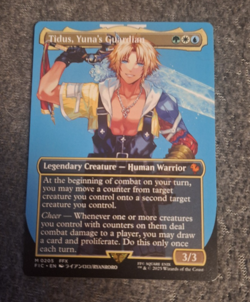 Tidus, Yuna's Guardian Borderless - FIC 0205 NM - MTG Magic - Image 1