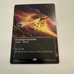 Scavenger Grounds GALAXY FOIL 172 Stellar Sights EOS MTG Rare Land Unplayed Mint - Image 2