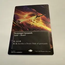 Scavenger Grounds GALAXY FOIL 172 Stellar Sights EOS MTG Rare Land Unplayed Mint - Image 3