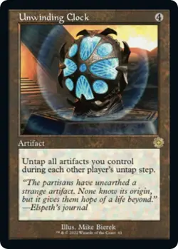 MTG Unwinding Clock - NM The Brothers' War: Retro Frame Artifacts (BRR) - Image 1