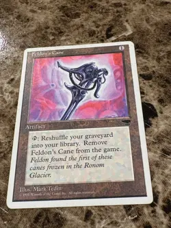 FELDON'S CANE Magic the Gathering MTG Chronicles HP -E - Image 1