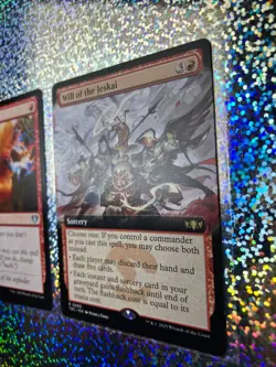 MTG Regular: TDC Rare 0080 Will of the Jeskai (Extended Art); 0267 Vandalblast - Image 3