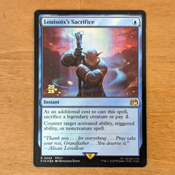 Louisoix's Sacrifice - Pre-release Foil Stamped Promo - Final Fantasy MTG - Image 1