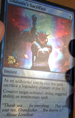 Louisoix's Sacrifice - Pre-release Foil Stamped Promo - Final Fantasy MTG - Image 3