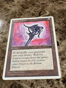 FELDON'S CANE Magic the Gathering MTG Chronicles HP -B - Image 1