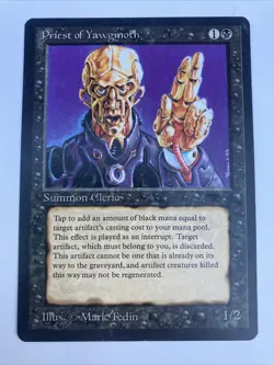 Priest of Yawgmoth Antiquities MTG LP - Image 1