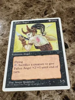 FALLEN ANGEL Magic the Gathering MTG Chronicles MP -C - Image 1