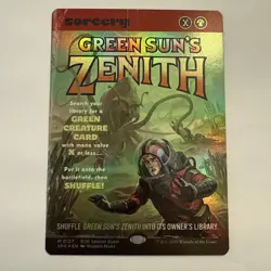 Green Sun's Zenith FOIL Showcase 127 EOE Special Guest SPG MTG Mythic Unplayed - Image 1