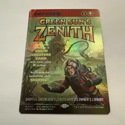 Green Sun's Zenith FOIL Showcase 127 EOE Special Guest SPG MTG Mythic Unplayed - Image 4