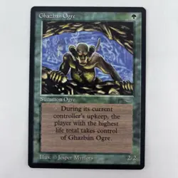 MTG Ghazban Ogre Arabian Nights Magic The Gathering TCG Card Includes Shipping - Image 1