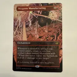Weapons Manufacturing FOIL 311 Borderless Edge of Eternities EOE MTG Rare Mint - Image 1