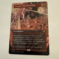 Weapons Manufacturing FOIL 311 Borderless Edge of Eternities EOE MTG Rare Mint - Image 2