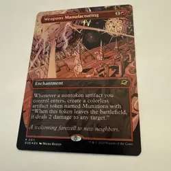 Weapons Manufacturing FOIL 311 Borderless Edge of Eternities EOE MTG Rare Mint - Image 3