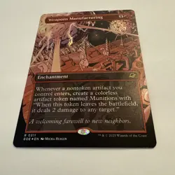 Weapons Manufacturing FOIL 311 Borderless Edge of Eternities EOE MTG Rare Mint - Image 5