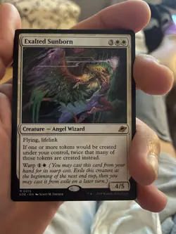 MTG Edge of Eternities M Exalted Sunborn #0015 Fresh Out Of Pack!! NM! - Image 1