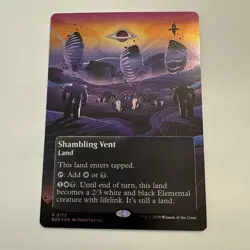Shambling Vent GALAXY FOIL 173 Stellar Sights EOS MTG Rare Land Unplayed Mint NM - Image 2
