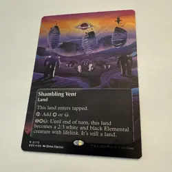Shambling Vent GALAXY FOIL 173 Stellar Sights EOS MTG Rare Land Unplayed Mint NM - Image 3
