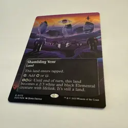 Shambling Vent GALAXY FOIL 173 Stellar Sights EOS MTG Rare Land Unplayed Mint NM - Image 4