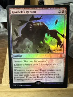 MTG *Kozilek’s Return Prerelease Foil X1* (LP) Oath of the Gatewatch Magic - Image 1
