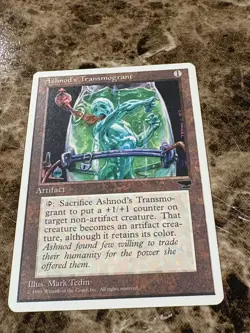 ASHNOD'S TRANSMOGRANT Magic the Gathering MTG Chronicles MP -B - Image 1