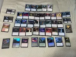 MTG XL Duskmourn Set Themed Lot Magic The Gathering Cards + Bonuses - Image 1