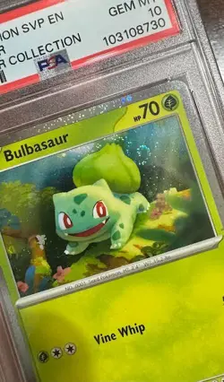 🌀SWIRL PSA 10 BULBASAUR SQUIRTLE CHARMANDER 151 POSTER COLELCTION POKEMON 🌀 - Image 3