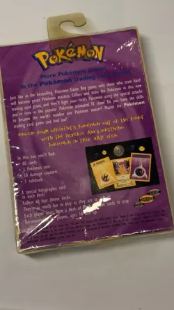 Pokemon Zap Theme Deck Base Set 1999 Holo Mewtwo SEALED WOC06018 742818060189 - Image 3