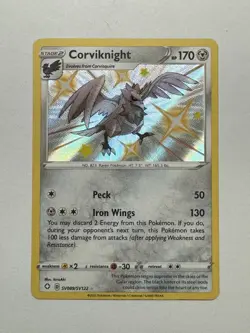 Pokemon TCG - Corviknight - Shining Fates Shiny Vault SV089/SV122 Shiny - Image 1