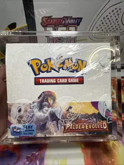 See Pics Pokemon TCG: Scarlet & Violet Paldea Evolved Booster Box [New][Sealed] - Image 1
