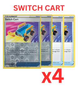Playset x4 Switch Cart 154/189 - 2 reverse holo - Astral Radiance - Pokemon - Image 1