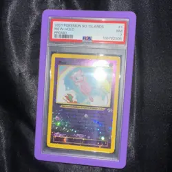 2001 POKEMON SOUTHERN ISLANDS PROMO #1 MEW - HOLO PSA 7 - Image 3