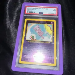 2001 POKEMON SOUTHERN ISLANDS PROMO #1 MEW - HOLO PSA 7 - Image 4