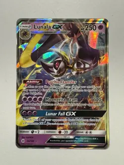 Pokemon TCG - Lunala GX - Sun & Moon Base Set 66/149 Full Art - Image 1