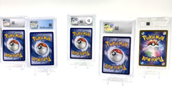 Lot of 5 Graded Vintage / Modern Pokemon Cards Reverse Holo EX CGC / TAG Slabs - Image 2